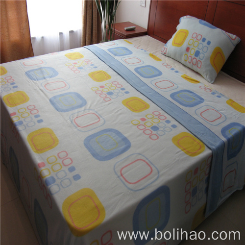 One Side Brushed Fleece Printed Bed Sheet